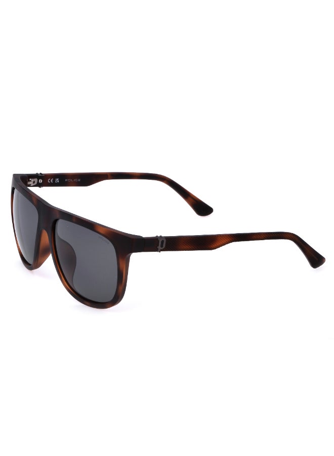 POLICE Full Rim SQUARE Sunglasses SPLN33V59878P - Image 2