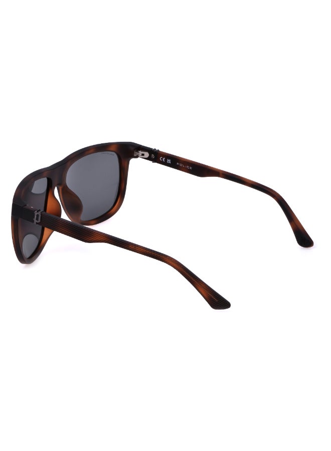 POLICE Full Rim SQUARE Sunglasses SPLN33V59878P - Image 4