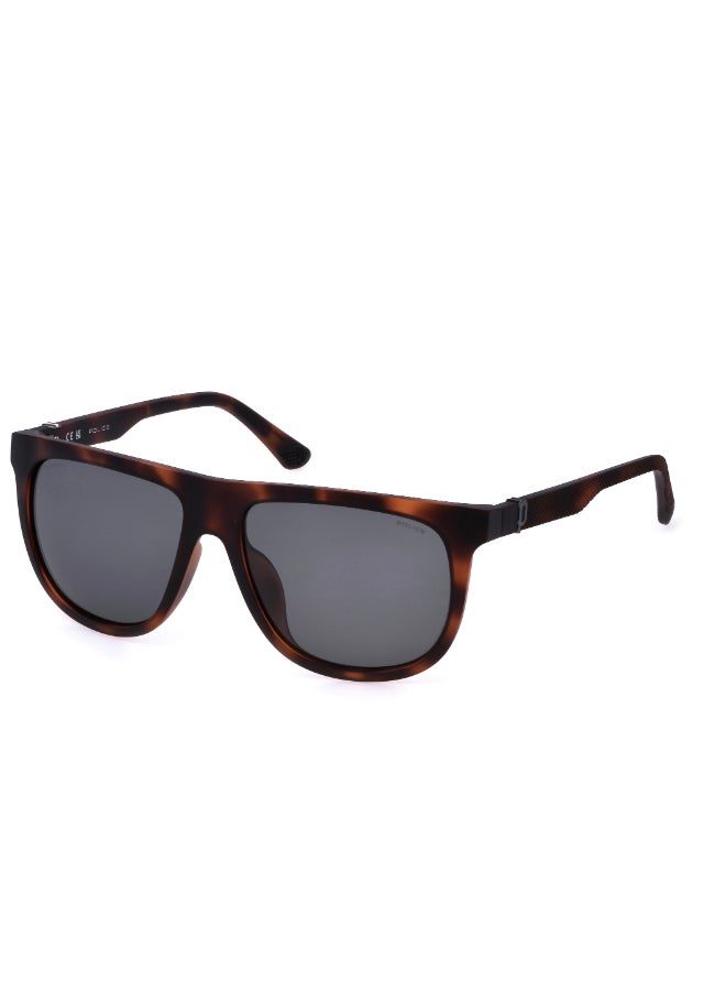 POLICE Full Rim SQUARE Sunglasses SPLN33V59878P - Image 1