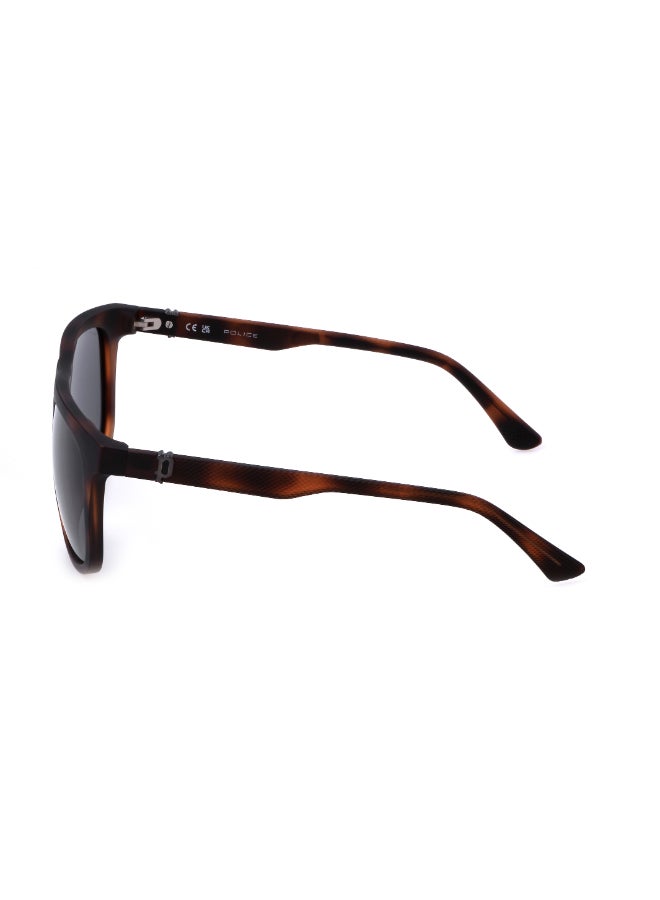 POLICE Full Rim SQUARE Sunglasses SPLN33V59878P - Image 3