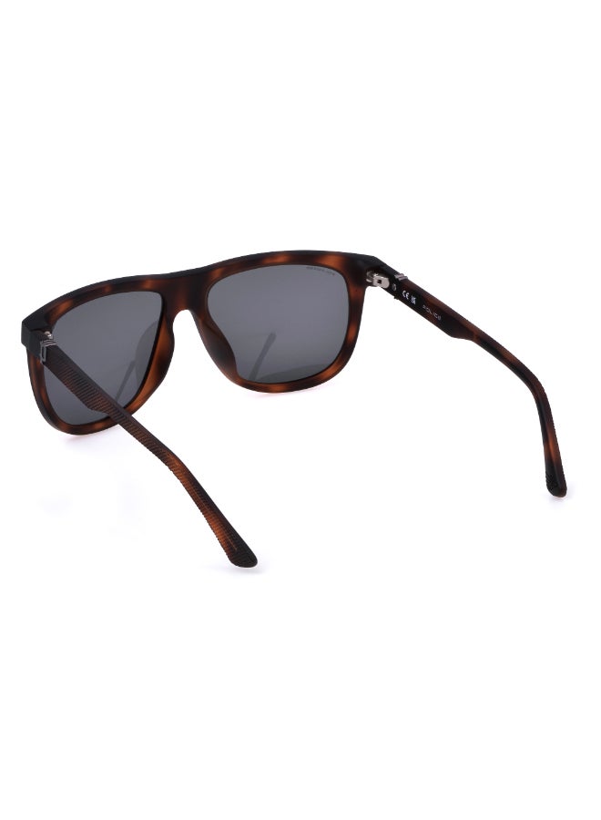 POLICE Full Rim SQUARE Sunglasses SPLN33V59878P - Image 5