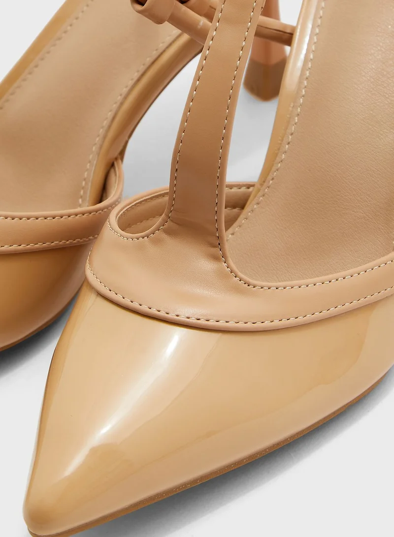 ELLA T-Bar Strap Pointed Pump