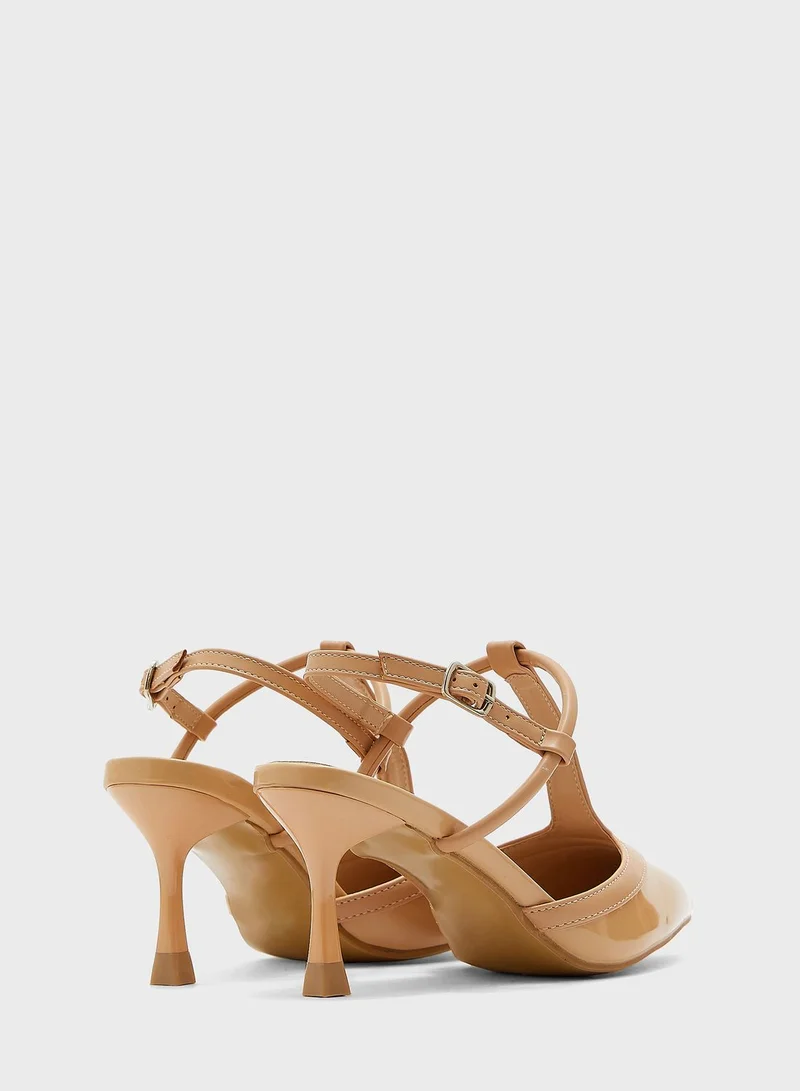 ELLA T-Bar Strap Pointed Pump