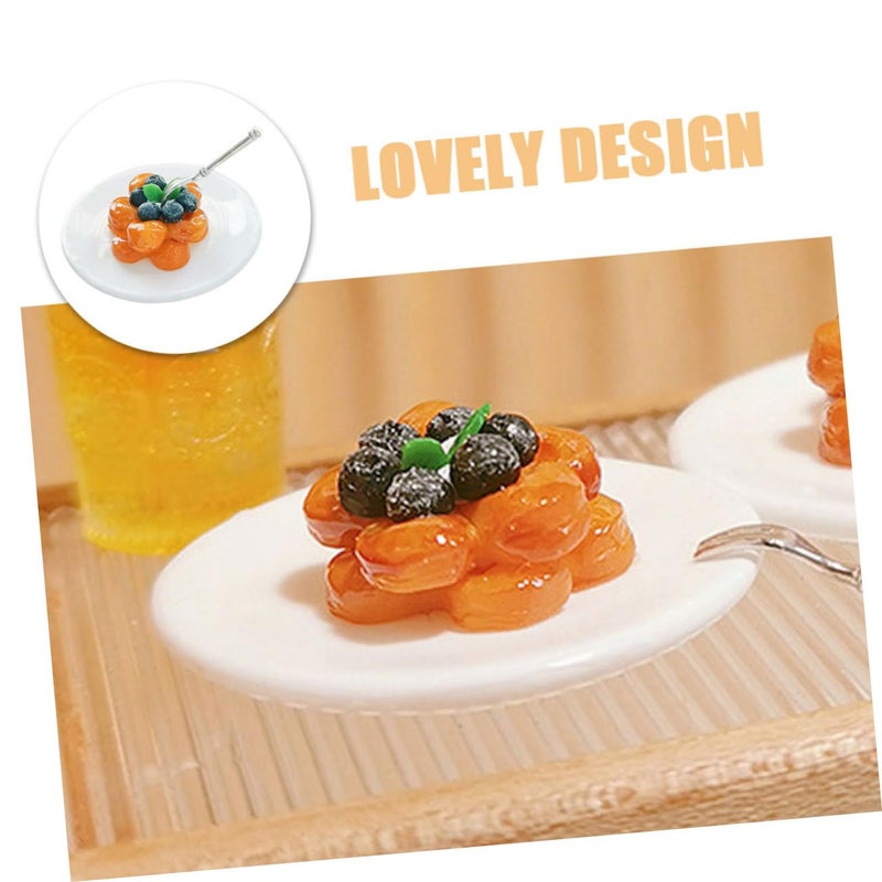 Miniature Kitchen Food Set For Dollhouse Pretend Play And Micro Landscape Decoration - Image 5