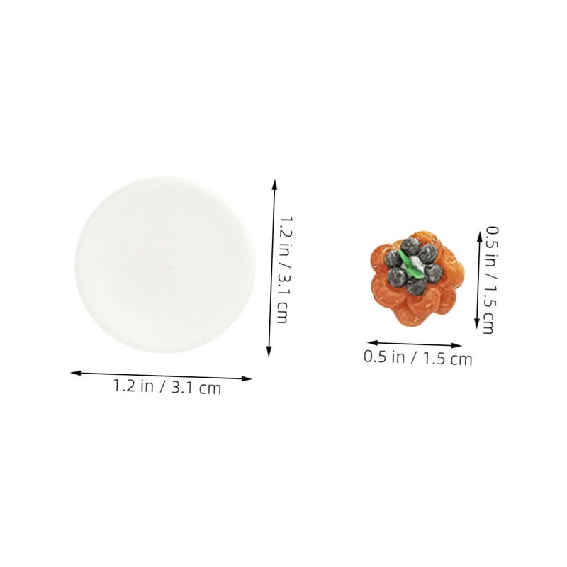 Miniature Kitchen Food Set For Dollhouse Pretend Play And Micro Landscape Decoration - Image 3