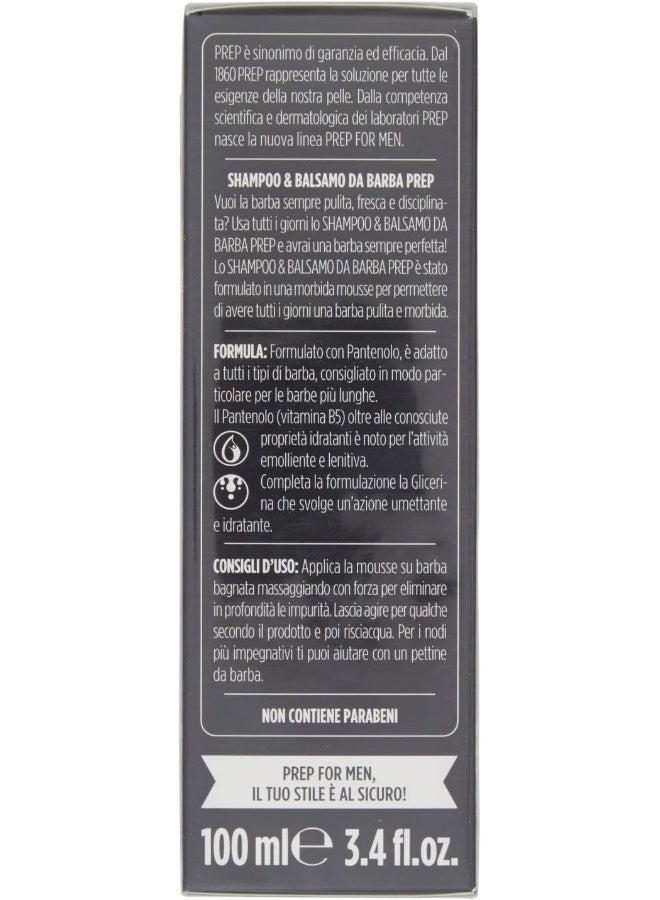 PREP Prep Beard Shampoo And Conditioner With Panthenol For Men 3.4 Oz - Image 5