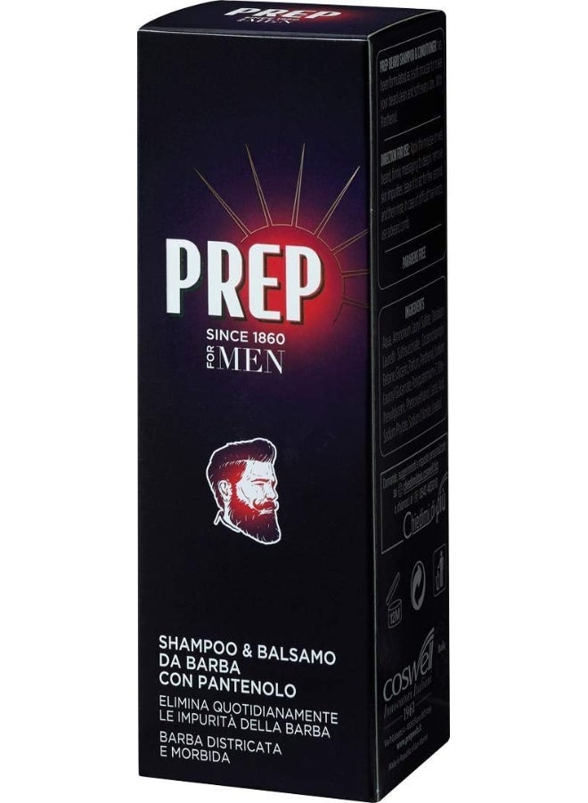 PREP Prep Beard Shampoo And Conditioner With Panthenol For Men 3.4 Oz - Image 1