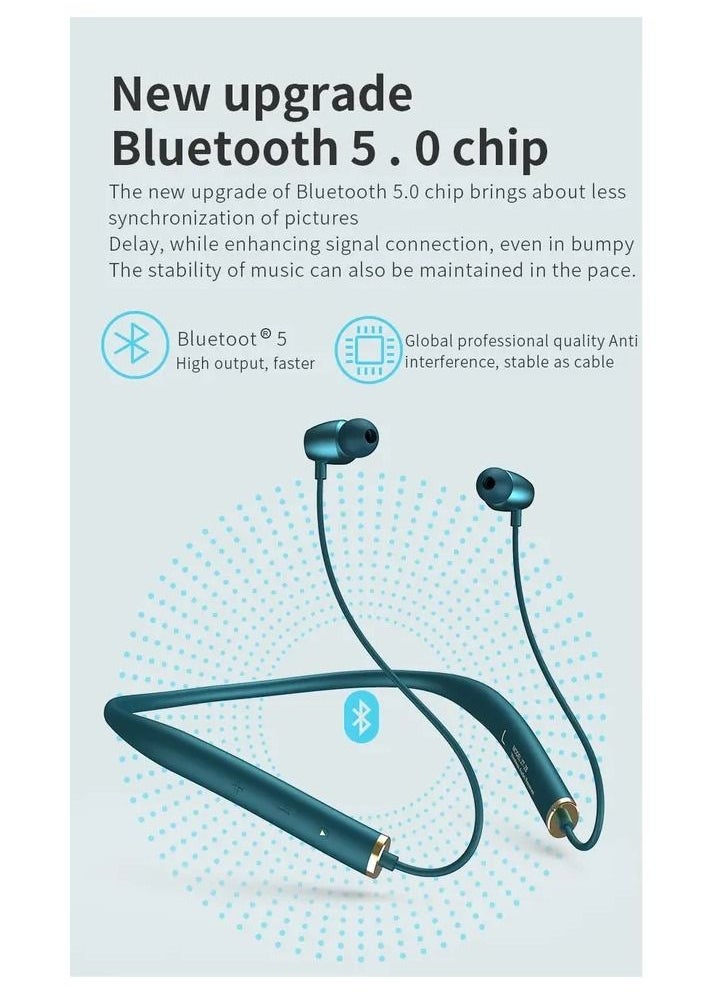 sanag Sanag Z6S BT Neckband Headphones Sport Earphone Bt Neckband Headphones Sport Earphone Wireless Mic  - Image 4