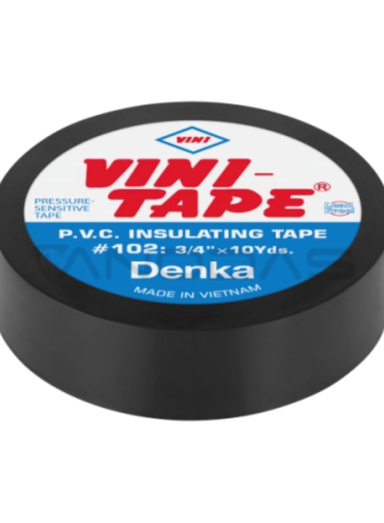 Vina Black electrical tape, electrical insulation tape, 10 pieces - Image 2