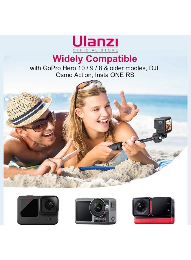 Ulanzi 2964 Go Quick II Mini Tripod with Magnetic Quick Release Plate Selfie Stick - Image 2