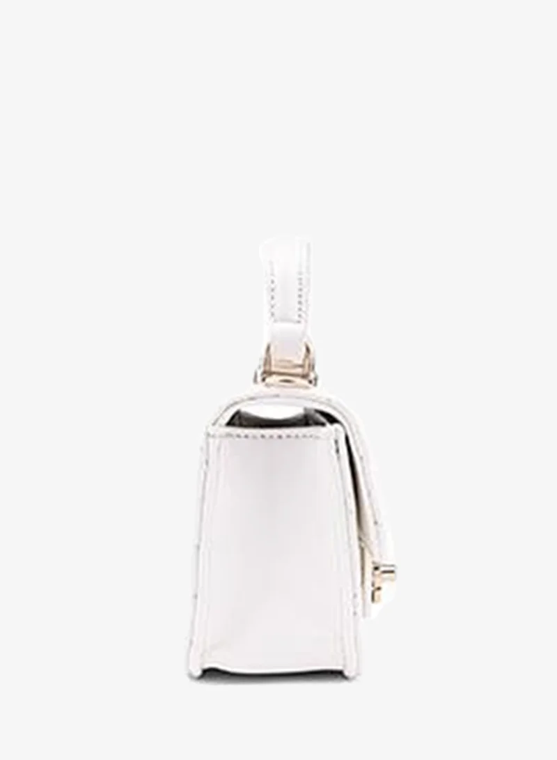 Cuple White Tween Girls Quilted Top Handle Bag for Women | Best Price UAE