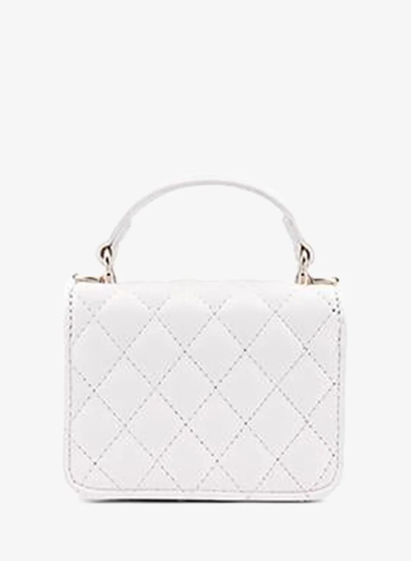 Cuple White Tween Girls Quilted Top Handle Bag for Women | Best Price UAE