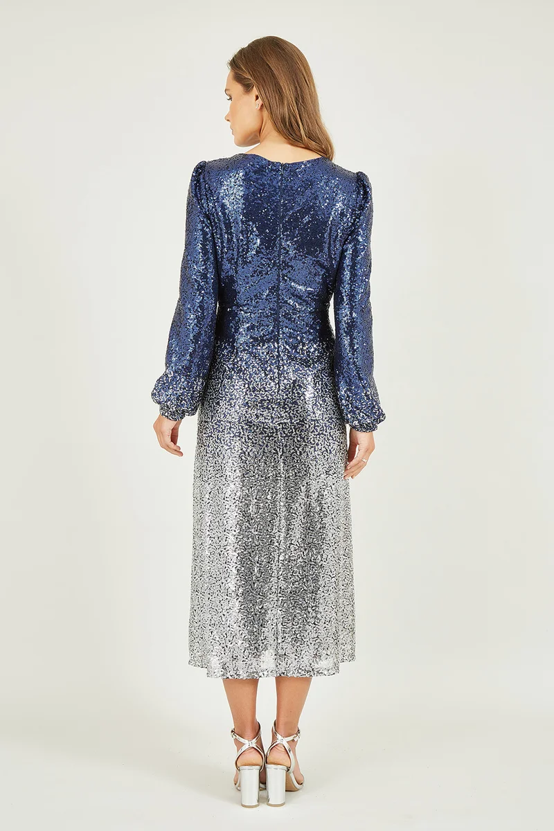 Yumi Sequin Ombre Dress