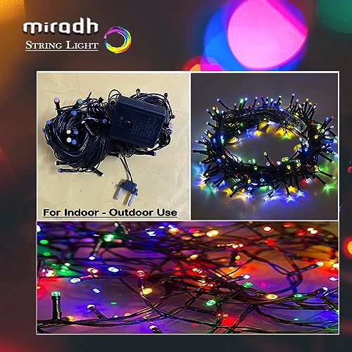 MIRADH 20M 80 Led Outdoor String Lights Decoration 8 Modes Diwali Lights for Decoration for Home,Lights for Diwali Decoration,led Lights for Home Decoration led Strip Lights (Multicolor) - Image 5