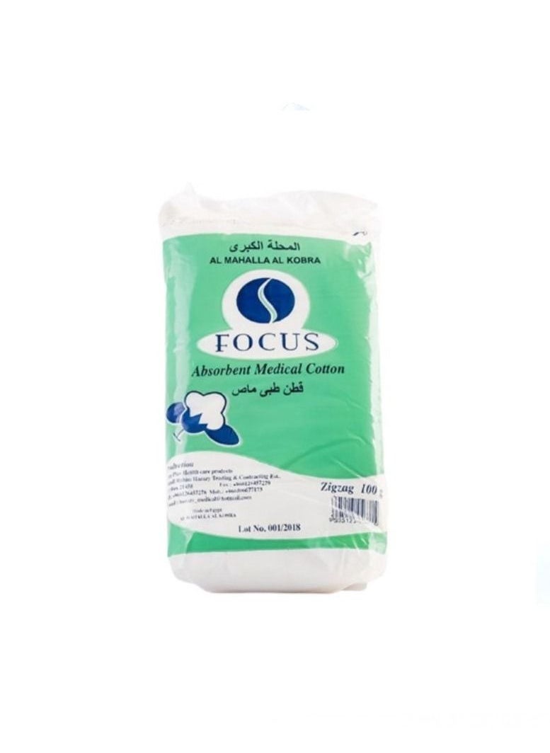 FOCUS - Absorbent Medical Cotton 100 grams - Image 1