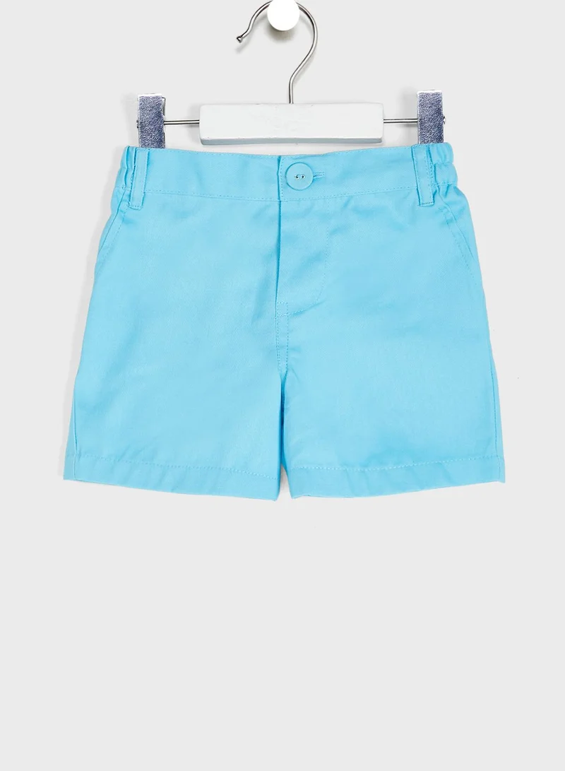 Nautinati Boys Printed Shirt And Shorts