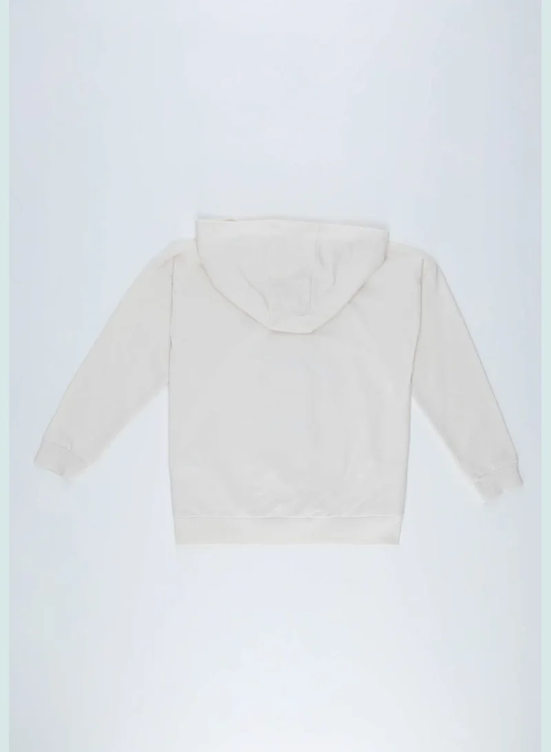 DeFacto Girl Knitted Regular Fit Hooded Sweat Shirt