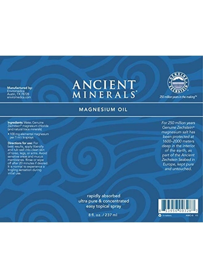 Ancient Minerals Ancient Minerals Ultra Pure Magnesium Oil 8 oz.  - Image 3