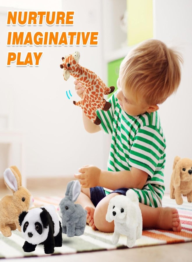 Aqify Hopping Walking Bunny Rabbit Toy with Sounds, Jumping Rabbit Wiggling Ears, Twitching Mouth and Nose, Educational Interactive Bunny Rabbit Toy for Baby Kids - Image 4