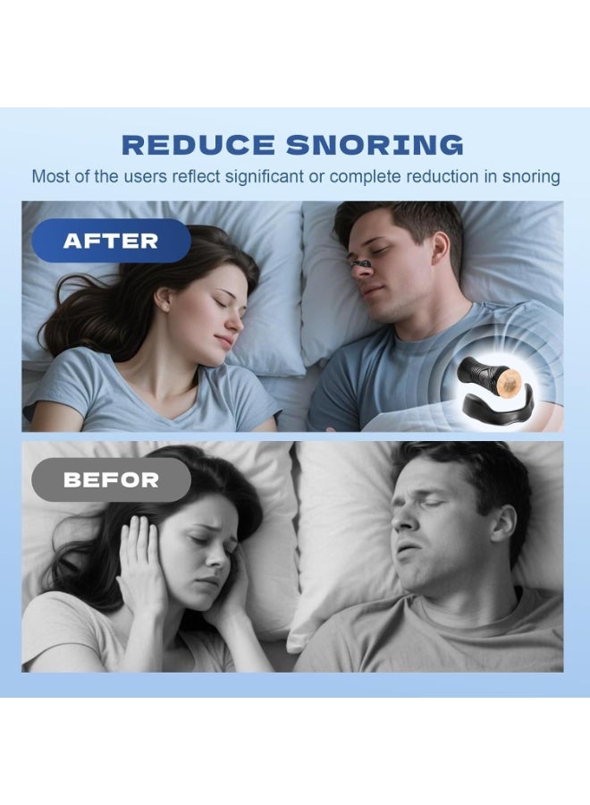 Anti-snoring magnetic nose strips: Innovative anti-snoring device that reduces snoring. Skin-safe nasal strips for better breathing. 30 pairs. - Image 5