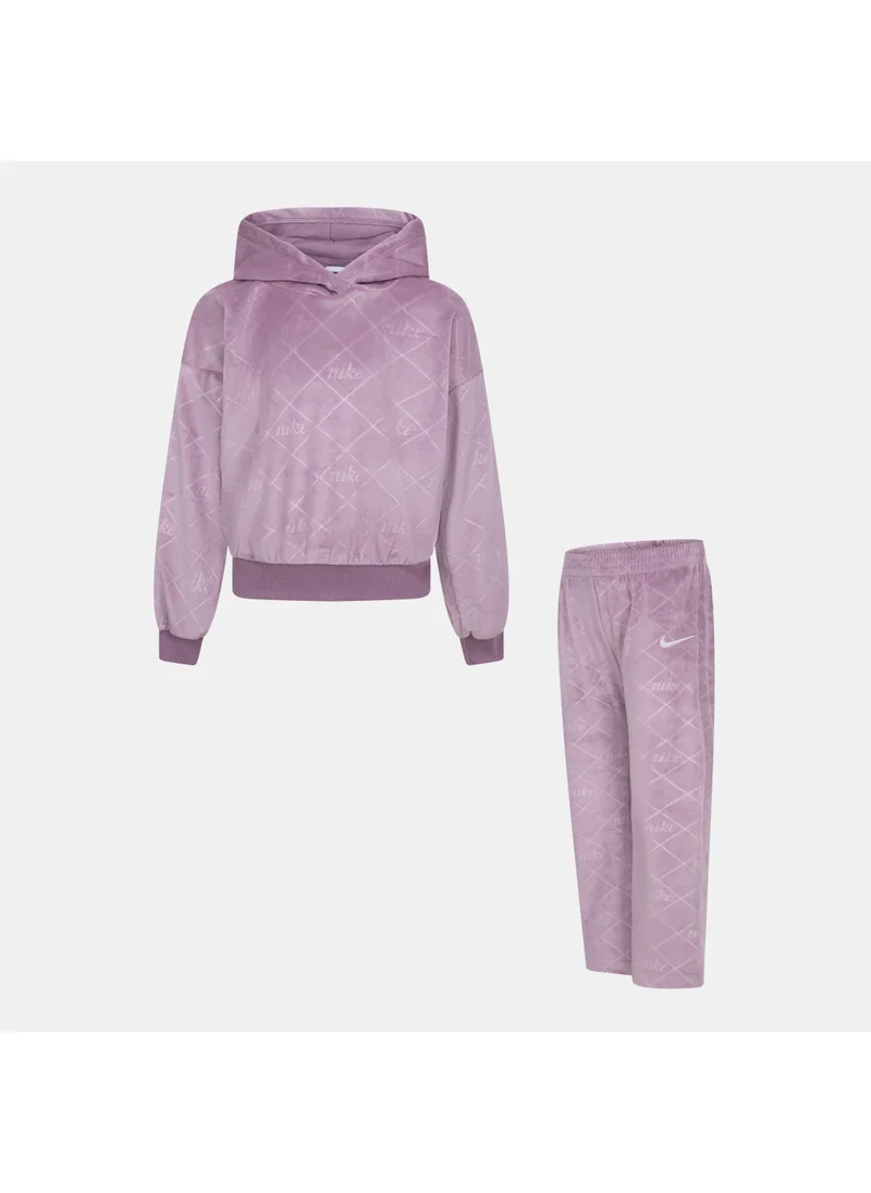 Nike Kids' All Over Print Hoodie And Pants Set