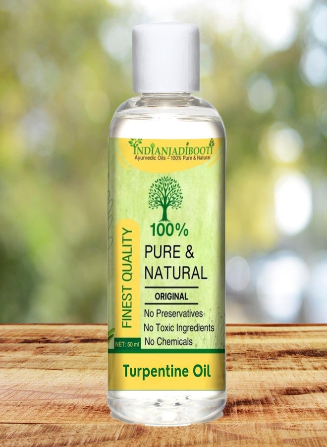 IndianJadiBooti Turpentine Oil - Tarpin Tel 50mL (Pack of 3) - Image 2