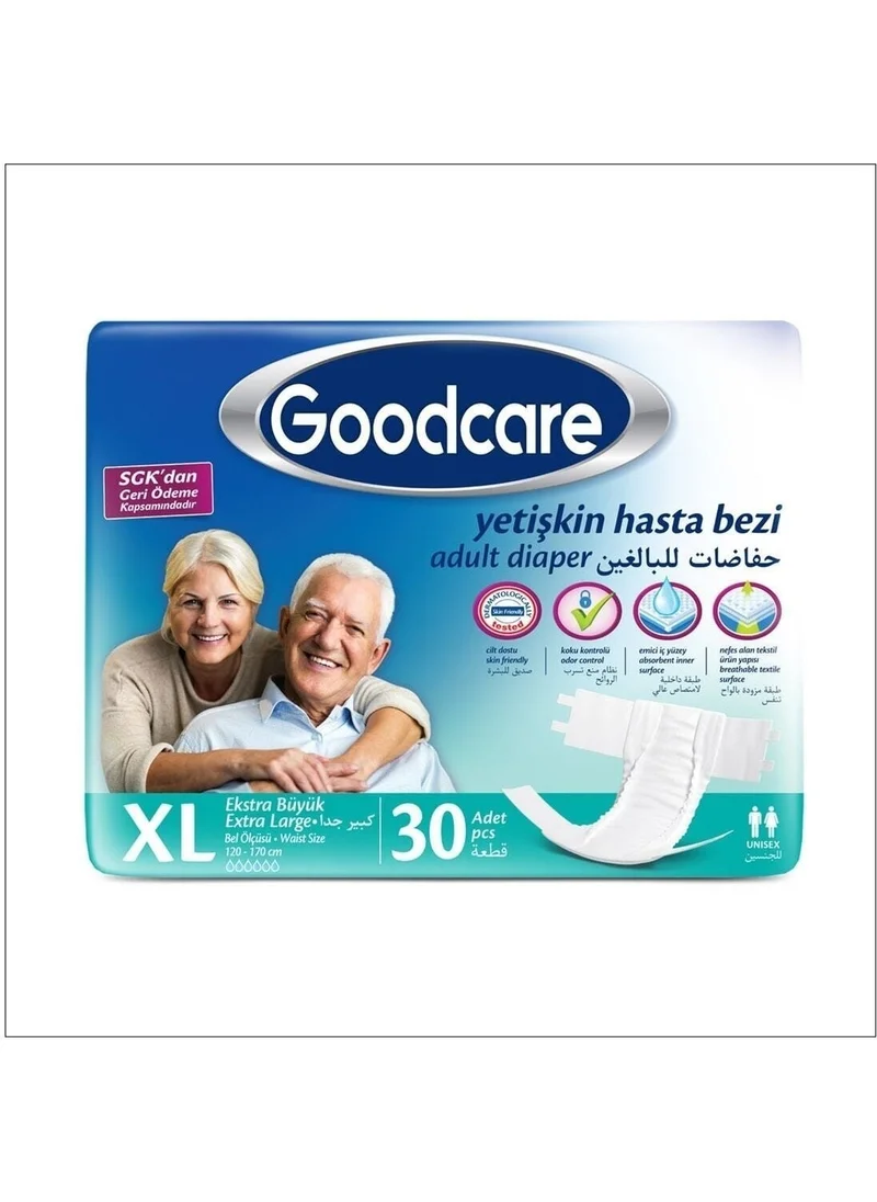 GOOD CARE Goodcare XL Waistband Adult Diaper XL 30 pcs