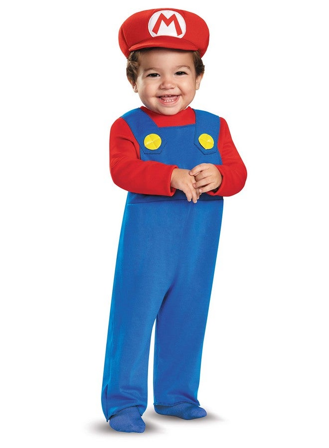 دسغايز زي ماريو للأطفال الرضع من ديسجايز، أحمر، من ١٢ إلى ١٨ شهرًا - Image 1