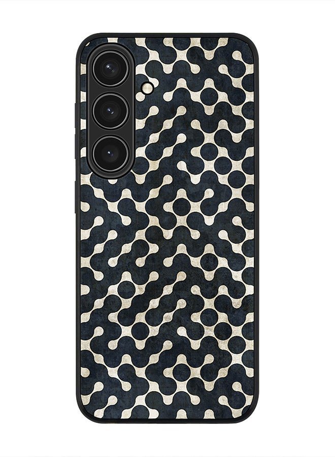 Stylizedd For Samsung Galaxy S25 5G Case,Slim fit Camera Protection, Shockproof Thin Phone cover  - Connect The Dots (Black) - Image 1