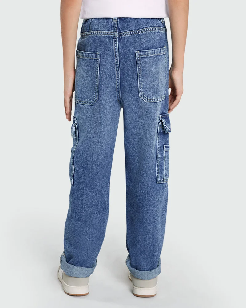 Ovs Ovs Straight-Fit 5-Pocket Jeans – Ovs Medium Blue