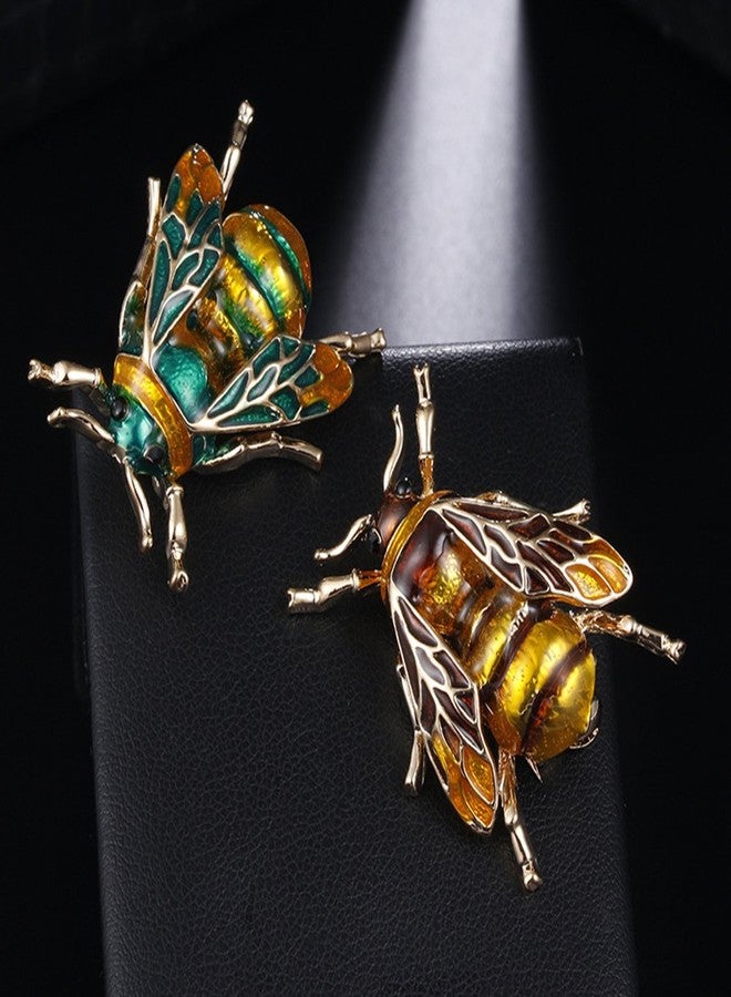 MINGHUA Enamel Cicada Collar Brooches Insect Corsage Brooch Pins for Unisex Clothing Accessories - Image 4
