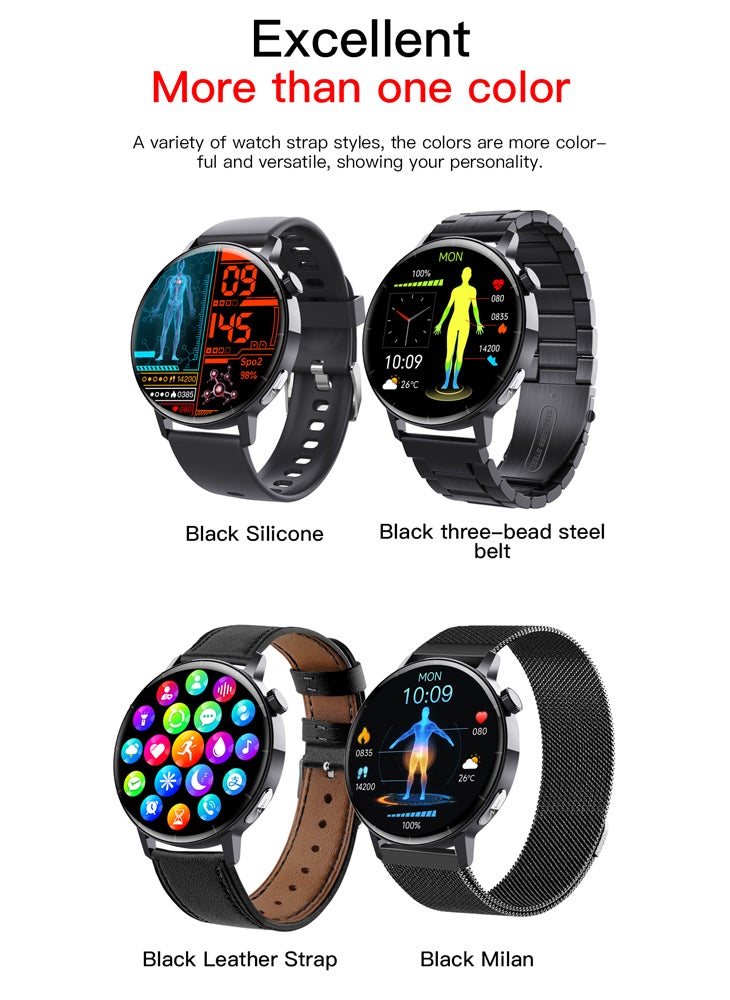 Chomel - F67pro smart watch wireless bluetooth call ecg electrocardiogram red light blood oxygen science sleep sports watch - Image 1