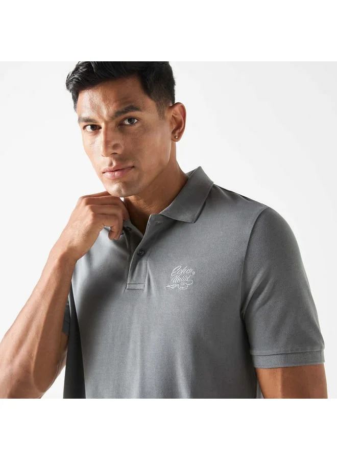 Ecko Unltd. Ecko Unltd Logo Detail Polo T-shirt with Short Sleeves