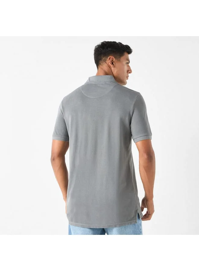 Ecko Unltd. Ecko Unltd Logo Detail Polo T-shirt with Short Sleeves