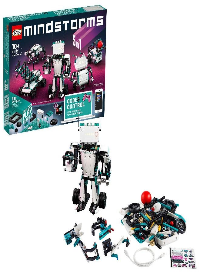 LEGO - LEGO MINDSTORMS Robot Inventor Building Set; STEM Kit for Kids and Tech Toy with Remote Control Robots; Inspiring Code and Control Edutainment Fun (949 Pieces) - Image 1