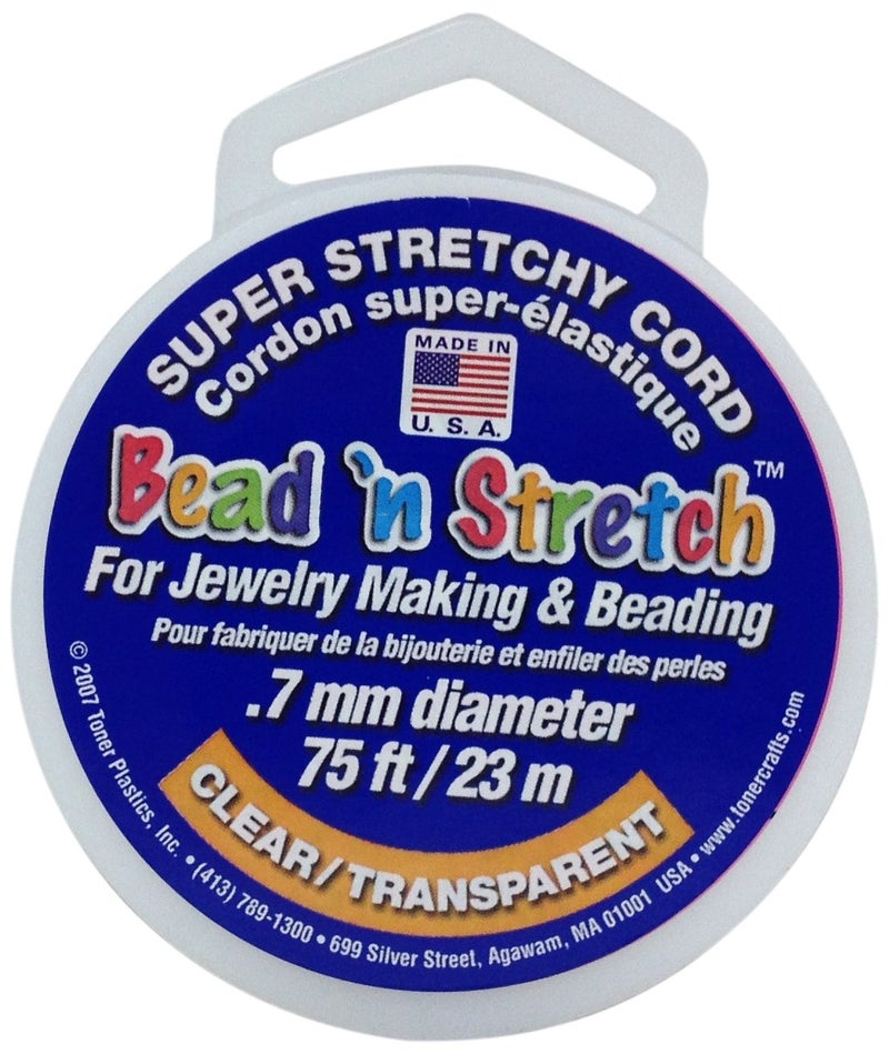 Toner Plastics 07mm Clear Bead N Stretch
