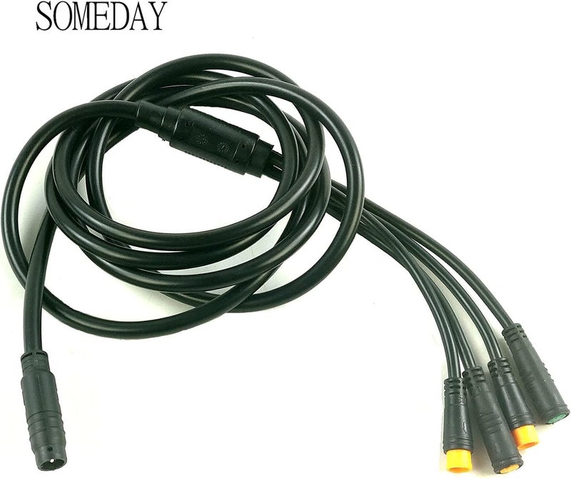 klarako Waterproof Cable 1T4 Conversion Line Electrical Extension Cable Connector for Display DIY The Throttle Display Light to - Image 4