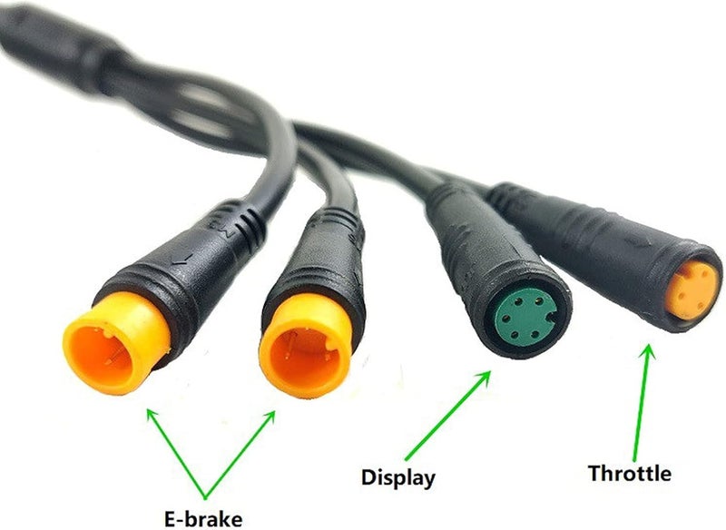 klarako Waterproof Cable 1T4 Conversion Line Electrical Extension Cable Connector for Display DIY The Throttle Display Light to - Image 5