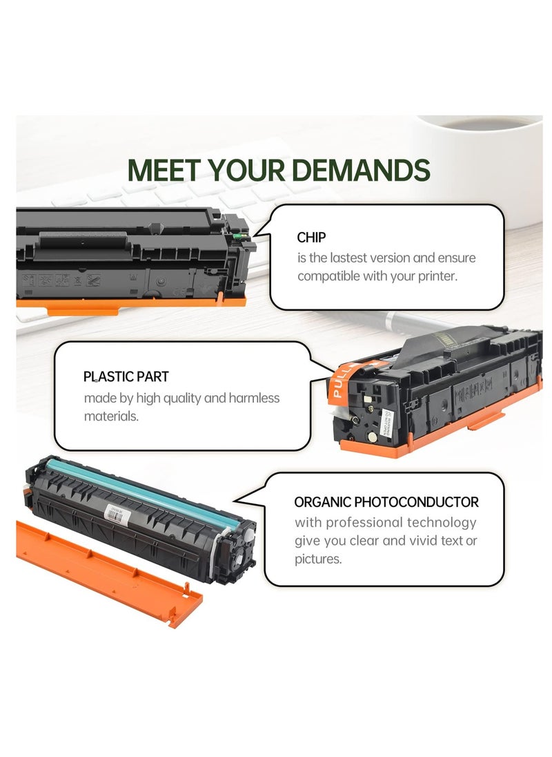 Fast Print 4-Piece 415A Toner Set - Black/Cyan/Yellow/Magenta  - Image 2