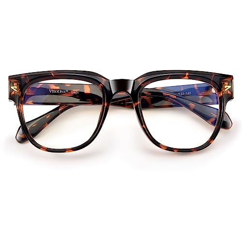 VISOONE Square TR90 Blue Light Blocking Glasses with Anti Glare Computer Glass Woman and Men SAGE - Image 3