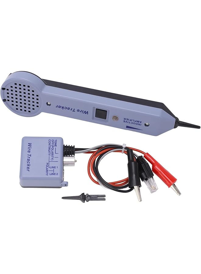 Wire Tracer Tone Generator & Probe, Tone Generator Kit, Wire Tracer Circuit Tester, 200Ep, Cable Locator Tester, Multi Tone Cable Test Kits With Inductive Amplifier - Image 1