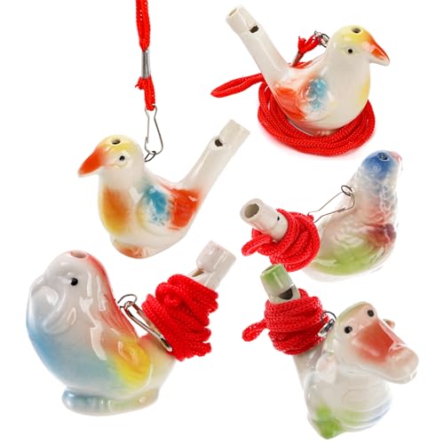 Hedume Set of 12 Ceramic Bird Whistles, Bird Water Whistles, Bird Call Whistle for Water and Bath Play Fun, Birthday Gift, Easter Gift - Image 3