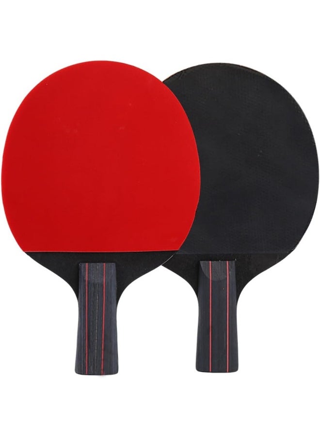 ECVV - Ping Pong High Performance Level Table Tennis Racket Set - Table Tennis Racket with 4 Balls for Indoor and Outdoor Play - Image 1