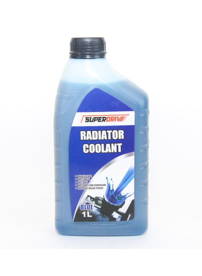 Superdrive Engine Coolant for Car Radiator Anti Freeze & Boil 1L (Blue) - Image 1