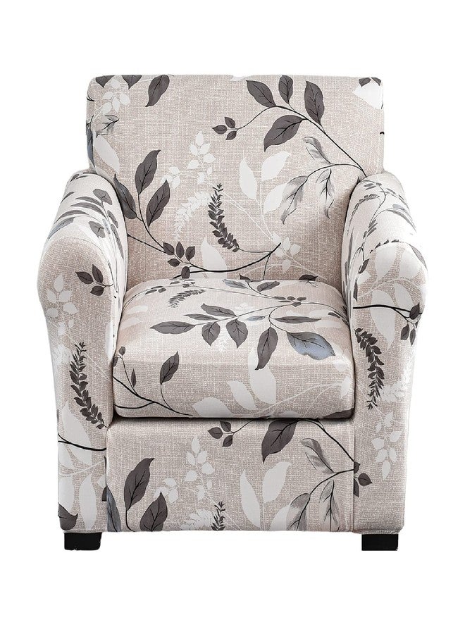 KRFOONN 2 Piece Chair Covers Printed Sofa Covers Couch Covers Washable Armchair Sofa Couch Slipcover Furniture Protector with Elastic Bottom for Living Room (Armchair, 50) - Image 1