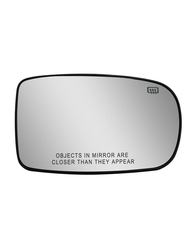 Passenger Side Heated Mirror Glass Fits for Dodge Charger Chrysler 300 Chrysler 200 20112021 with Mounting Brackets Replace 68101146AA