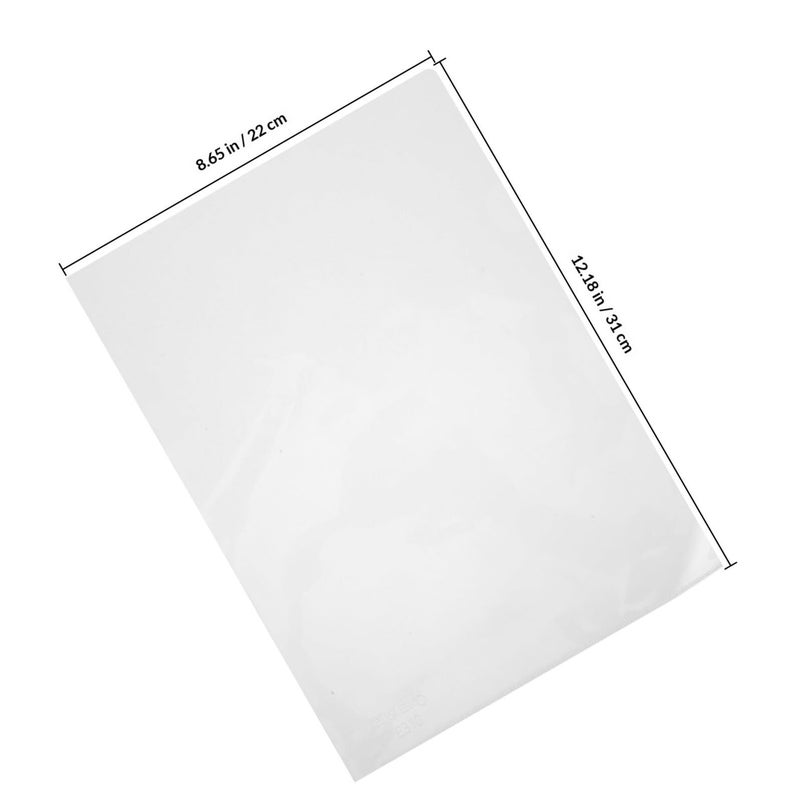 10 A4 Plastic L Shaped File Folders Protectors Office School Document - Image 3