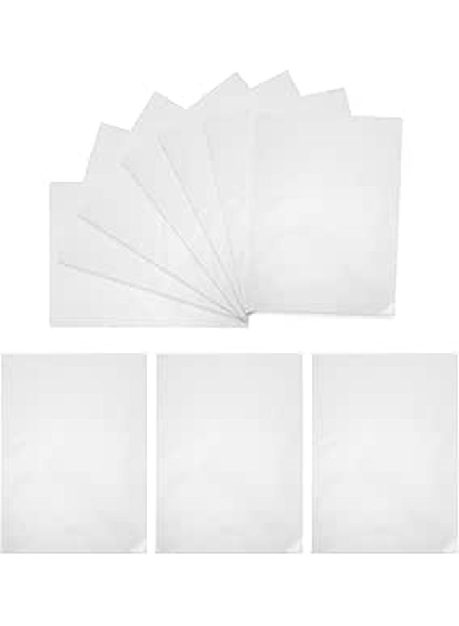10 A4 Plastic L Shaped File Folders Protectors Office School Document - Image 1