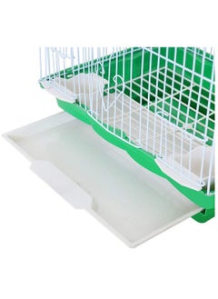 vsell24 Light Weight Hanging Bird Cage For Small Birds Parakeets, Cockatiels, Canary, Finch, Budgie, Lovebirds Top Dome Style Hanging Bird Cage 39X30X23Cm  - Image 3