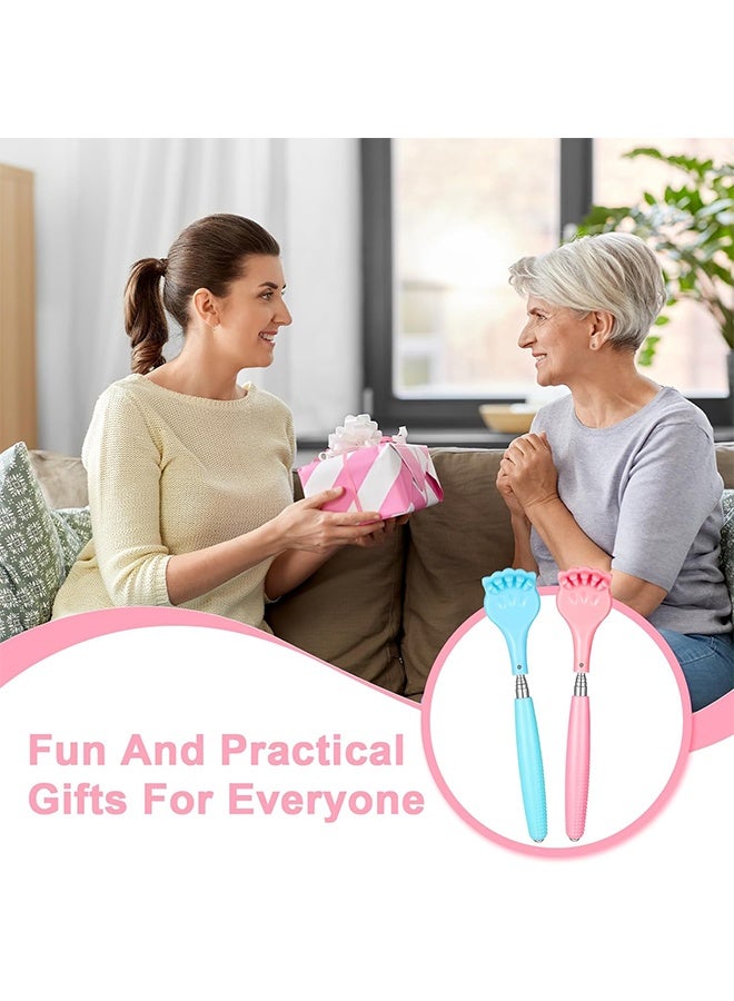 2 Pcs Extendable Back Scratchers, Portable Telescopic Design with Bear Claw Head & Non-Slip Handle, for Head, Body & Legs Itch Relief - Image 5